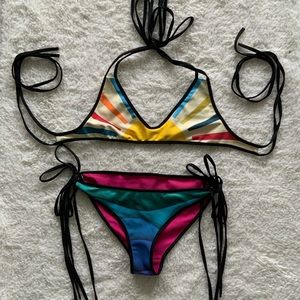 Rainbow Reversible Bikini